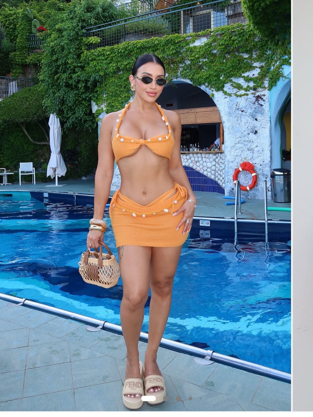 3-Piece Crochet Bikini Set